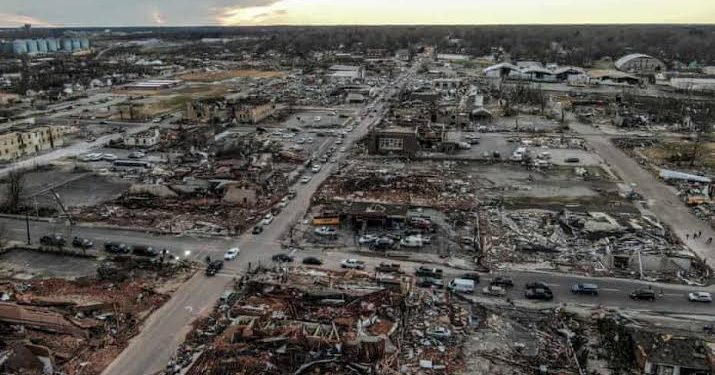Kentucky Diterjang Tornado Dahsyat, AS Deklarasi Status Darurat