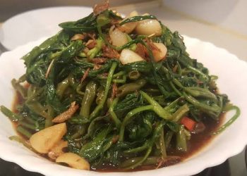 Sedap Banget, Ini Resep Tumis Kangkung Ikan Asin Sederhana