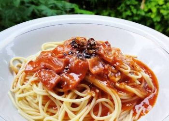 Praktis, Ini Resep Spaghetti Sosis Bumbu Rempah yang Enak