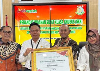 Apresiasi Kinerja Kejari Kepulauan Meranti, BRK Syariah Lanjutkan Penandatanganan SKK