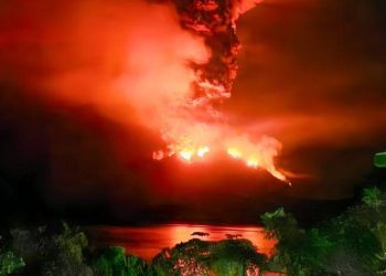Gunung Ruang di Sulawesi Utara Meletus, 828 Warga Dievakuasi