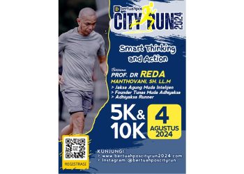 Yuk Ikutan, Bertuahpos Gelar Event Akbar Bertuahpos City Run 2024