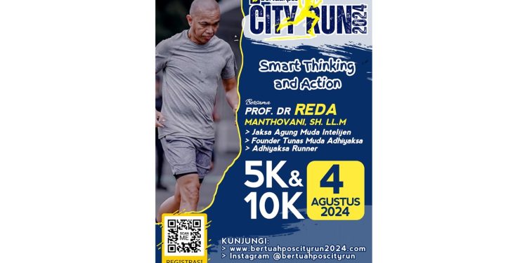 Yuk Ikutan, Bertuahpos Gelar Event Akbar Bertuahpos City Run 2024
