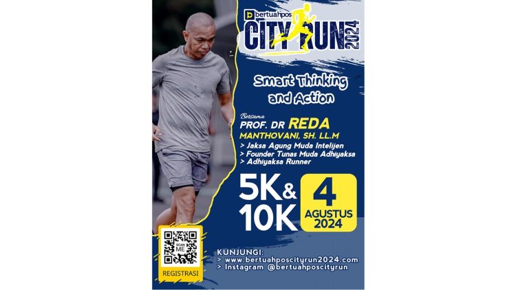 Yuk Ikutan, Bertuahpos Gelar Event Akbar Bertuahpos City Run 2024