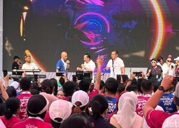Hibur Peserta Kemala Run 2024, Kapolri – Jamintel – KSAD Nyanyi Bareng