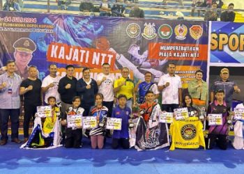 Dojang ATC Kupang Sabet Gelar Juara Umum di Kejuaraan Taekwondo Kajati NTT Open Tournament II