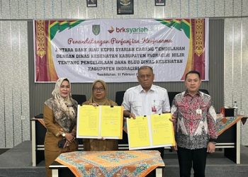 Percepat Pengelolaan Dana BLUD dengan SIPD e-BLUD, Dinas Kesehatan Inhil Gandeng BRK Syariah