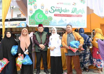 Pasar Murah BRK Syariah di Kedai Tenayan Raya Diserbu Warga