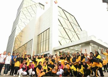 BRK Syariah Gelar Senam Sehat dan Layanan Pemeriksaan Kesehatan Untuk Nasabah PNS Pensiun dan Pra Pensiun