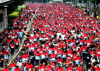 BTN Jakim 2025 Sukses Digelar, Lautan Manusia Penuhi Jalan Sudirman Thamrin