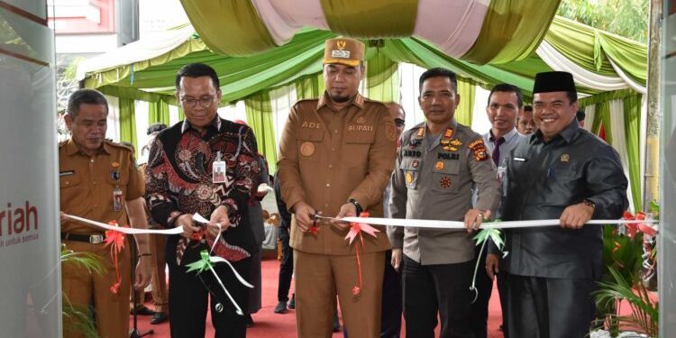 BRK Syariah Resmikan Kantor Kedai Inhu Pasar Rengat, Tingkatkan Layanan bagi Masyarakat